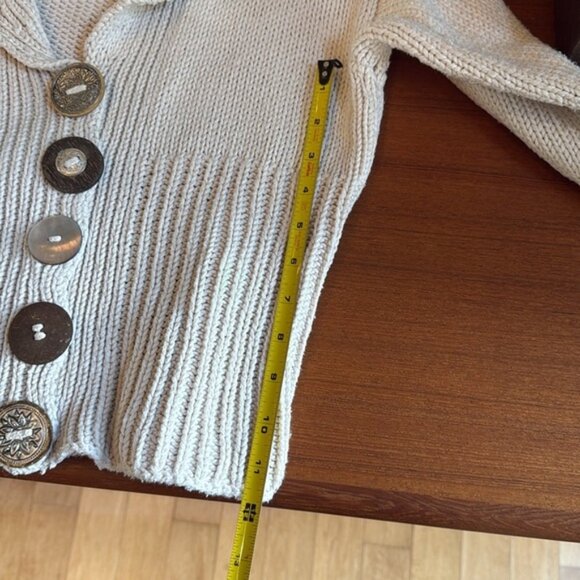 Cotton Summer blazer by pure hand knit entirely handmade - Picture 4 of 8